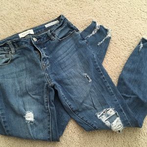 Pacsun brand skinny jeans destroyed size 24